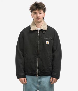 Carhartt WIP Herald Organic Maitland Giacca (black wall stone washed)