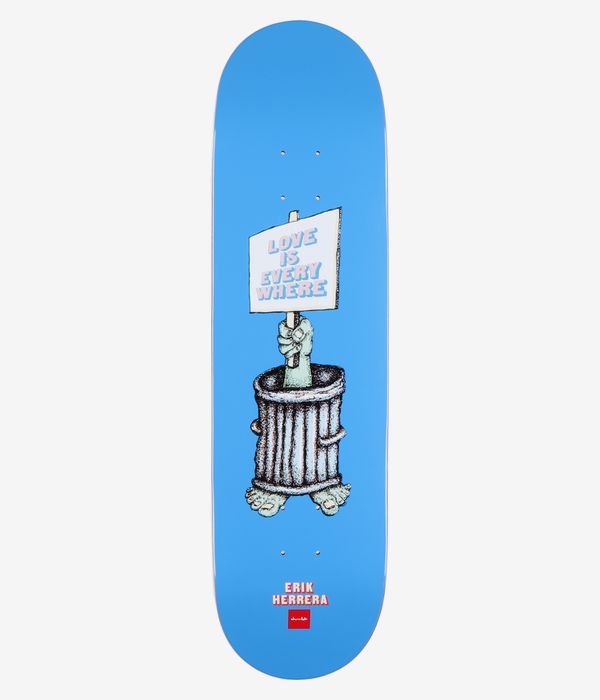 Chocolate Herrera World Is Yours 8.375" Skateboard Deck (blue)