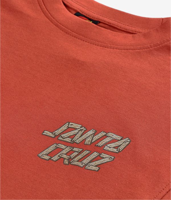 Santa Cruz Screaming Grizzly T-Shirt (dark rust)