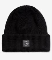 Polar Double Fold Merino Berretto (black)