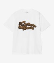 Carhartt WIP Flaming Ducks Organic T-Shirt (white)