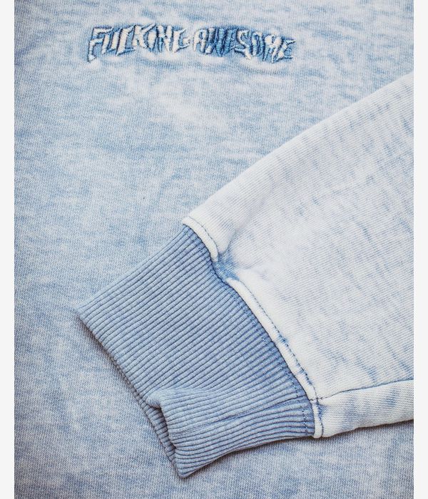 Fucking Awesome Little Stamp Snow Wash Sweatshirt (dusty blue)