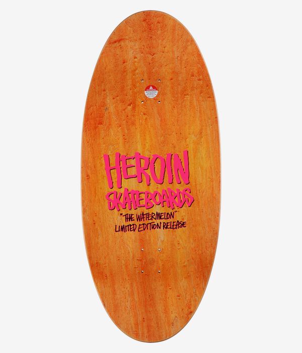 Heroin Skateboards The Watermelon 13.5" Skateboard Deck (green)