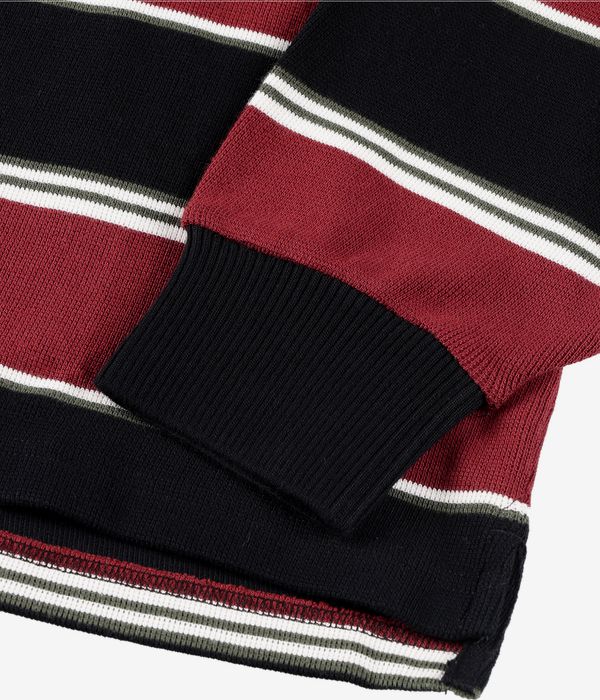Carhartt WIP Malone Polo (stripe dark brick)