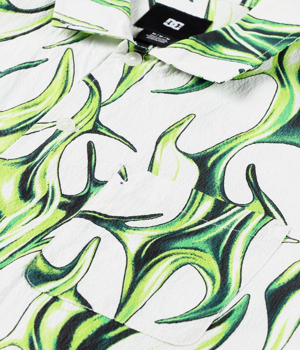 DC Full On Resort Camisa (liquid fuego white)