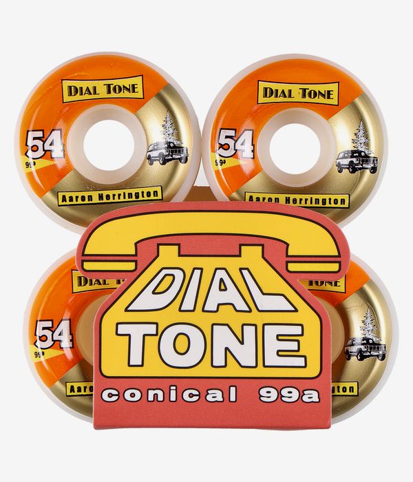 Dial Tone Herrington Good Times Conical Rouedas (multi) 54mm 99A Pack de 4