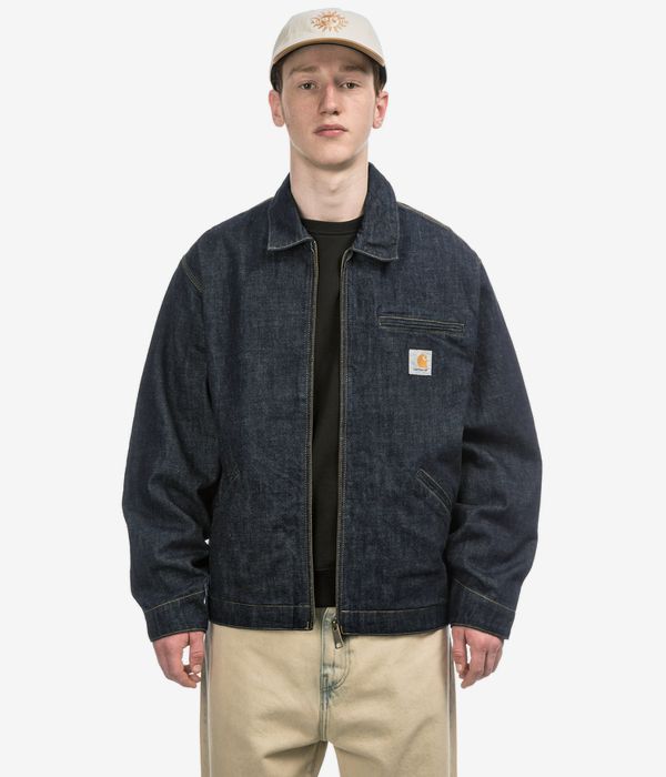 Carhartt WIP OG Detroit Camano Jacket (blue rinsed)