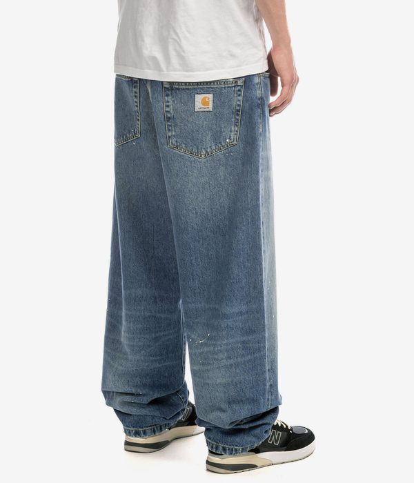Carhartt WIP Landon Pant Jeans (blue destroy wash splatter)