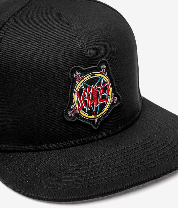 Shop DC x Slayer Snapback Cap (black) online | skatedeluxe