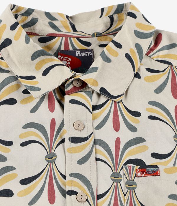 RVCA La Eye Floral Shirt (light khaki)