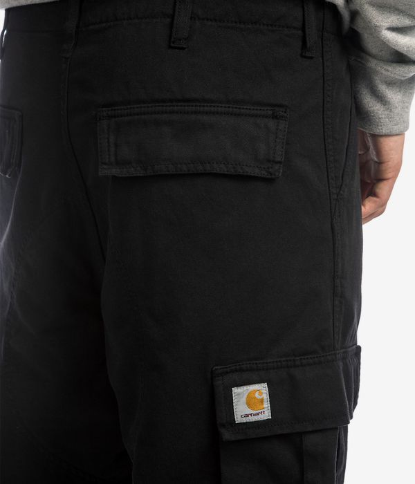 Carhartt WIP Regular Cargo Pant Moraga Pantalones (black garment dyed)