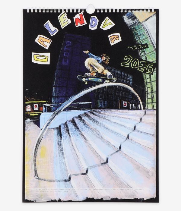 skatedeluxe Tim Janke Yearly 2026 Kalender