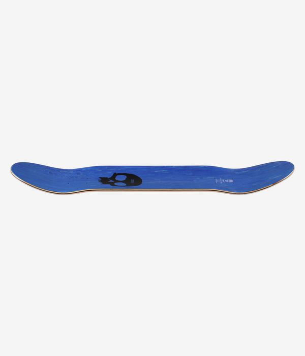 Zero Team Single Skull 8.75" Skateboard Deck (black white)