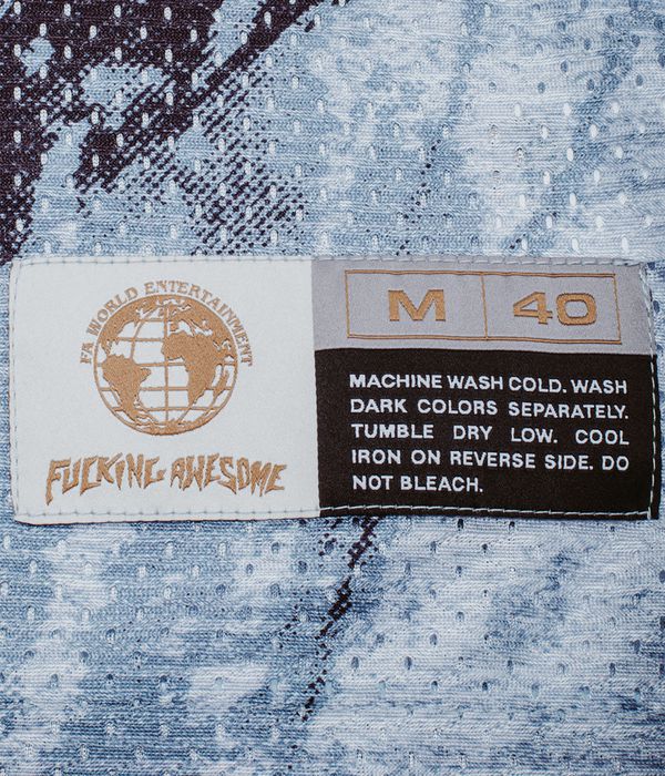 Fucking Awesome Cerberus Moto Jersey Top z Długim Rękawem (black white)