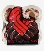 Powell-Peralta Dragons Nano Rat AV6 Asymmetrical Medium Ride Wheels (offwhite) 54 mm 93A 4 Pack