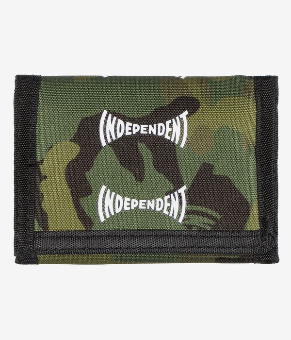 Independent Chain T/C Snap Tri-Fold - Black - Wallet