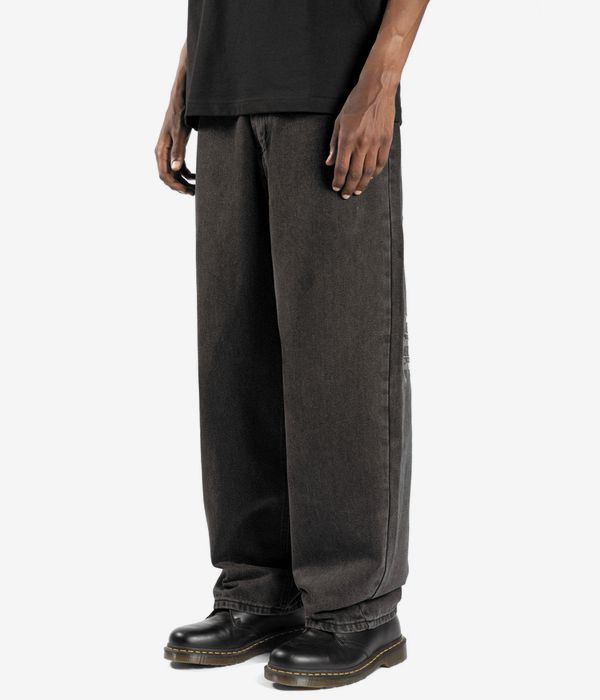 Wasted Paris Kingdom Curve Casper Pantalons (faded black)