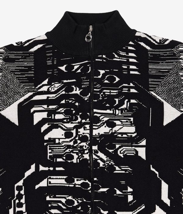Öctagon Processor Knitted Sweater (black white)