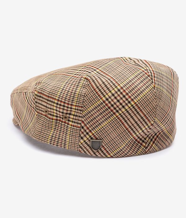Brixton Hooligan LW Cappello (tan brown rust houndstooth)