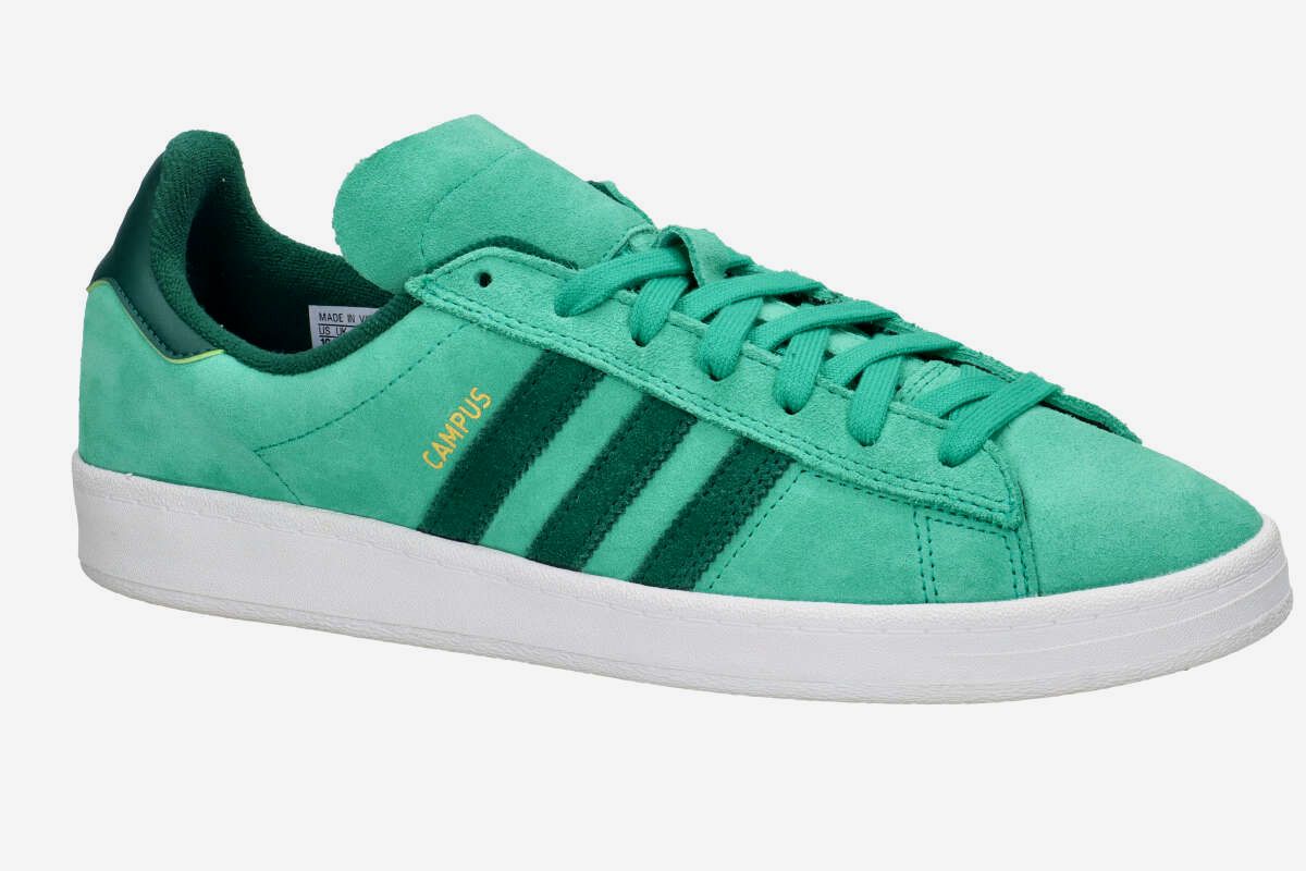 adidas Skateboarding Campus ADV Shoes (green core green white)