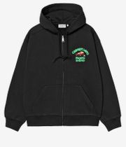 Carhartt WIP Pronto Zip-Sweatshirt avec capuchon (black)