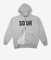 SOUR SOLUTION Army Zip-Hoodie (grey melange)