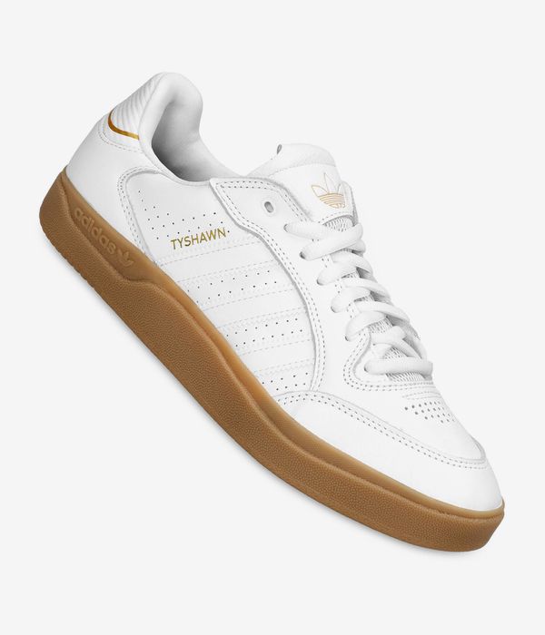 adidas Skateboarding Tyshawn Low Shoes (white white gum)