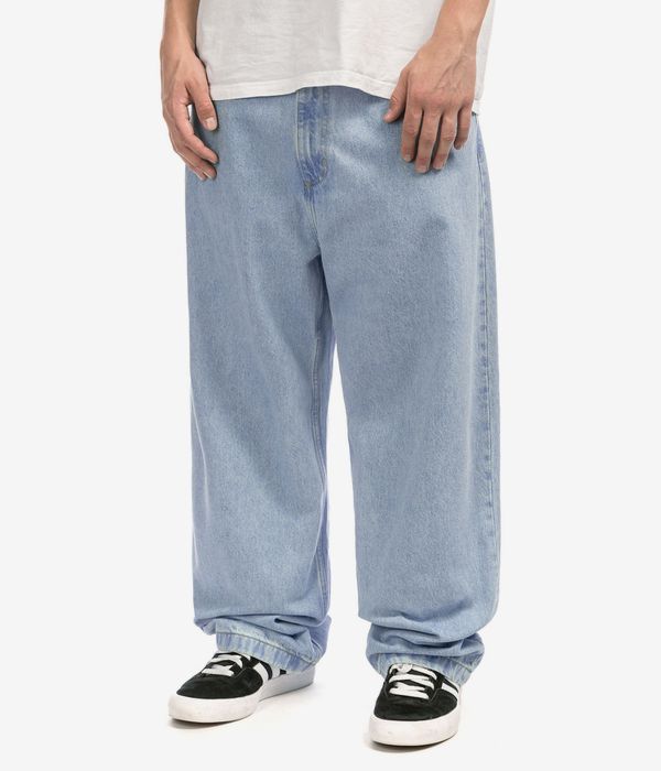 Carhartt WIP Brandon Pant Cotton Smith Jeans (blue heavy stone bleached)