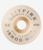 Spitfire Formula Four Ishod Smoke Classic Wheels (natural) 53mm 99A 4 Pack