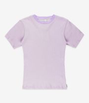 Iriedaily 2 Tone Rib T-Shirt women (light violett)
