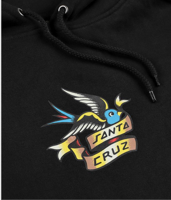 Santa Cruz Sommer Sparrow Front Hoodie (black)