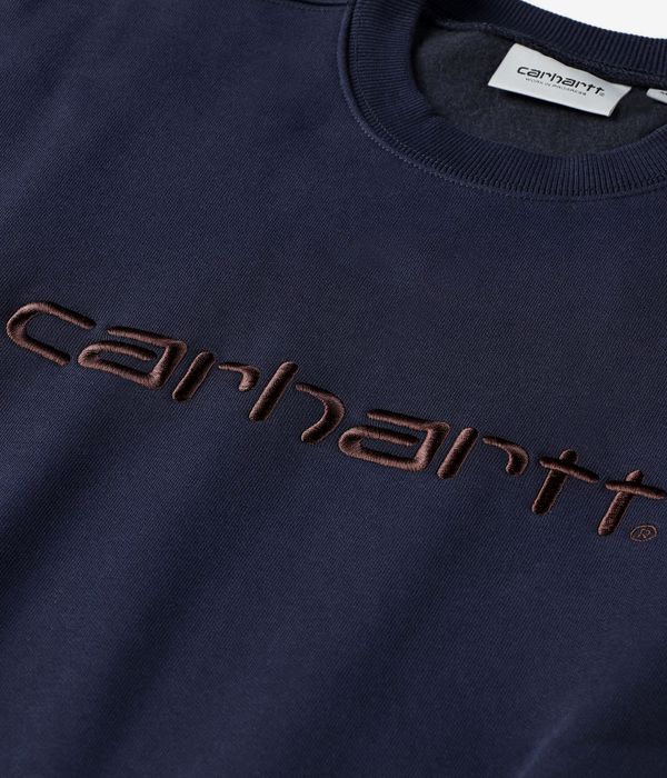 Carhartt WIP Basic Sweatshirt (deep night palisander)