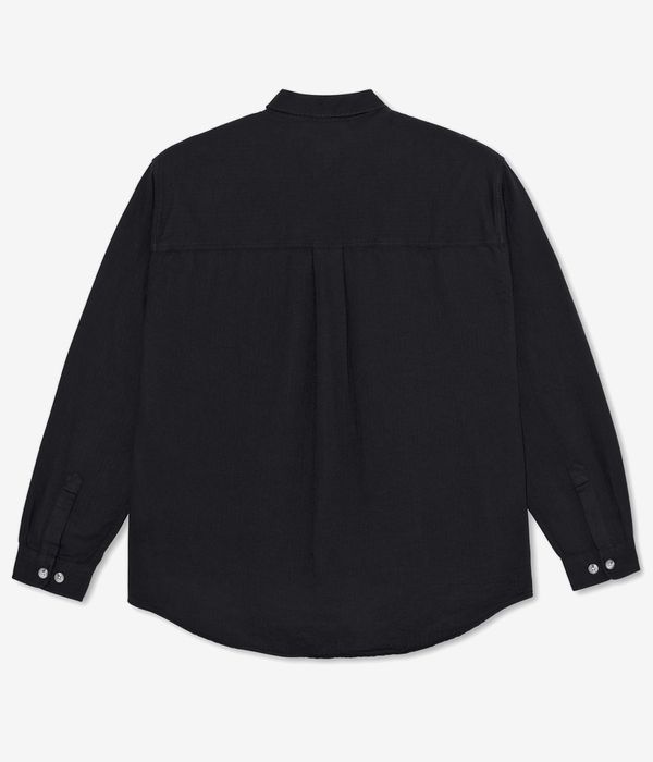 Polar Mitchell Herringbone LS Shirt (black)