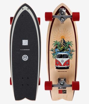 Long Island x Volkswagen California 75th 30" (76,2cm) Surfskate Cruiser (brown)