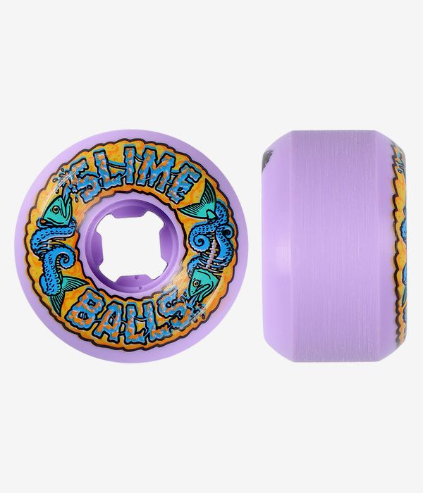 Santa Cruz Fish Speed Balls Slime Balls Roues (purple) 54mm 99A 4 Pack