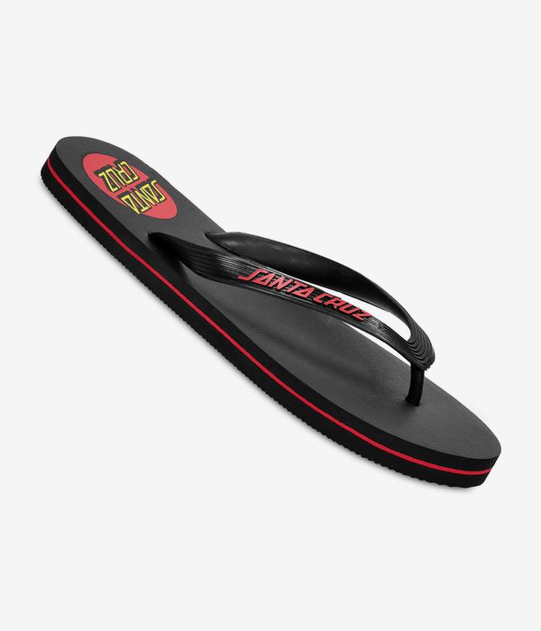 Santa Cruz Classic Dot Thong Chanclas (black)