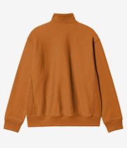 Carhartt WIP American Script Half Zip Sweatshirt (sienna)