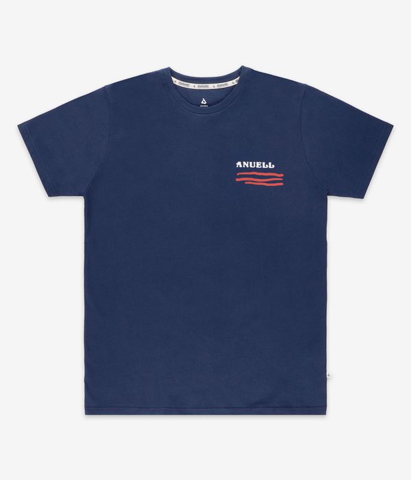 Anuell Naver Organic Camiseta (navy)