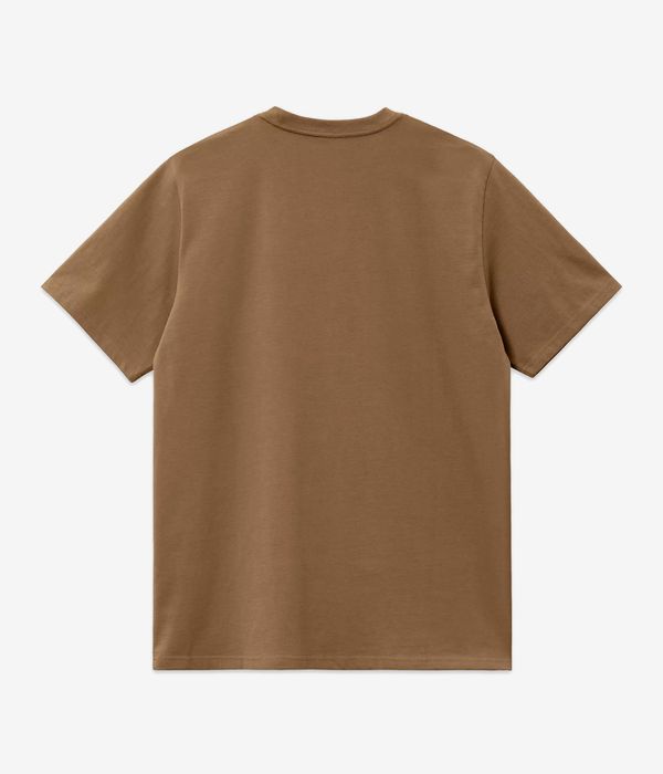 Carhartt WIP American Script Organic T-Shirt (hamilton brown)