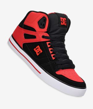 DC Pure High Top WC Shoes (fiery red white black)