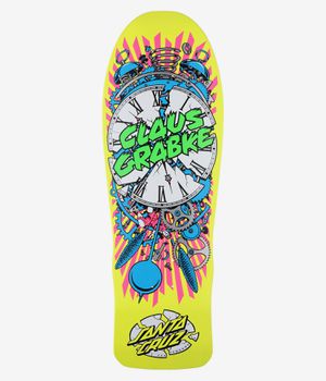 Santa Cruz Grabke Exploding Clock Reissue 10.04" Skateboard Deck (multi)