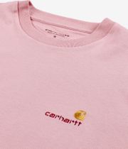 Carhartt WIP W' American Script Organic T-Shirty women (glassy pink)