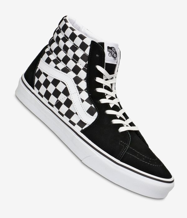 Shop Vans Sk8-Hi Checkerboard Shoes (black true white check) online |  skatedeluxe