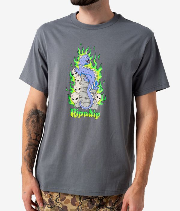 RIPNDIP Horntail T-Shirt (charcoal)
