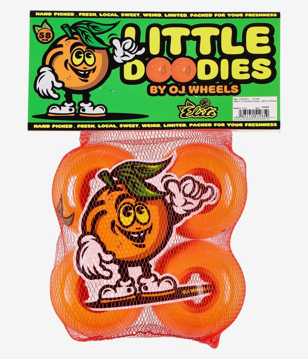 OJ Lil Doodies Ruedas (orange) 58 mm 99A Pack de 4