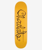 Chocolate Aikens OG Script 8.5" Skateboard Deck (orange)