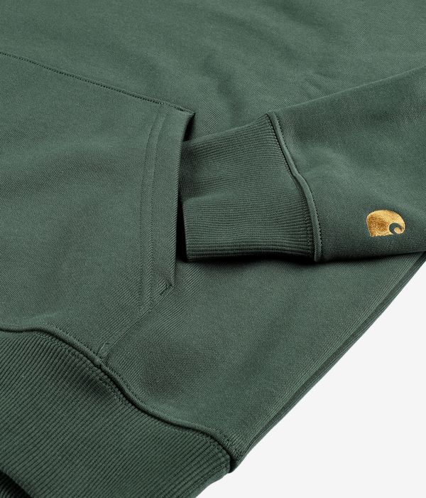 Carhartt WIP Chase Neck Zip Sweatshirt (sycamore tree gold)