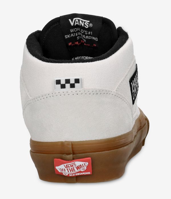 Vans half cab white gum store