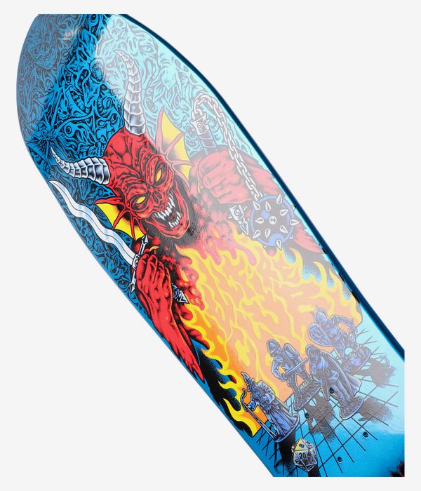 Santa Cruz x Stranger Things Knox Hellfire Pit 10.07" Skateboard Deck (blue)