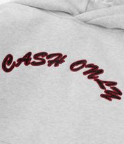Cash Only Plaid Applique Logo Hoodie (ash)